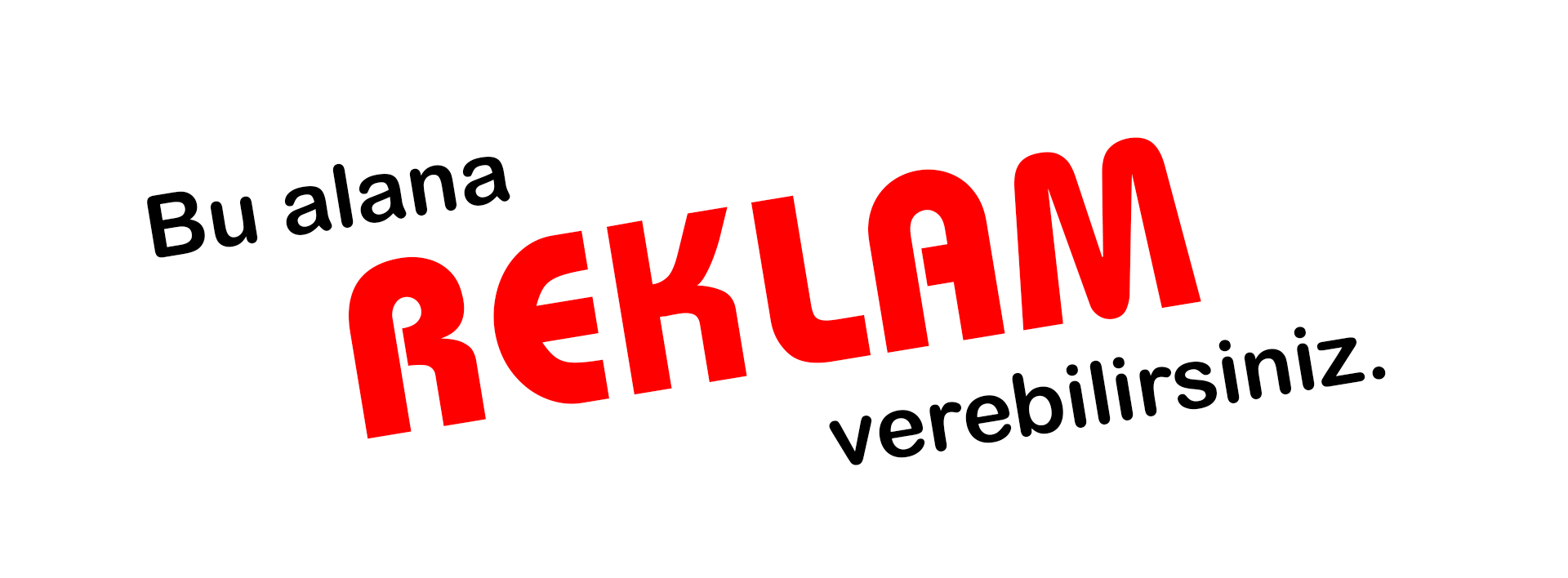 Buraya reklam verebilirsiniz