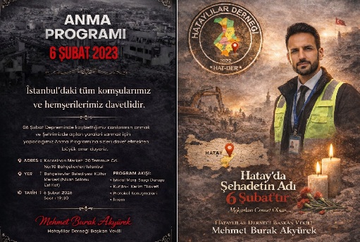 Akyürek Tüm Hataylıları Programa Davet Etti