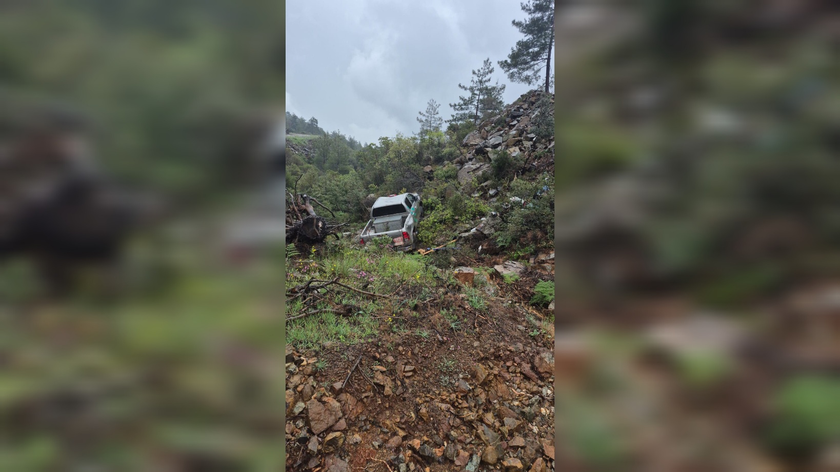 Antakya’da Kamyonet Kazası