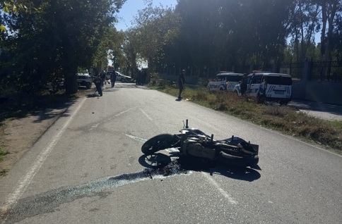 Antakya’da motosiklet kazası: 1 yaralı