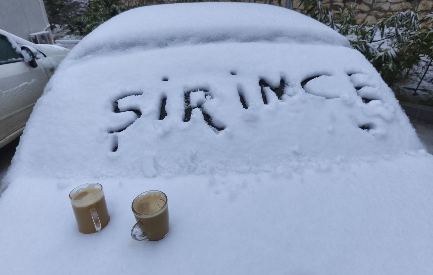 Antakya’dan Kar Manzaraları