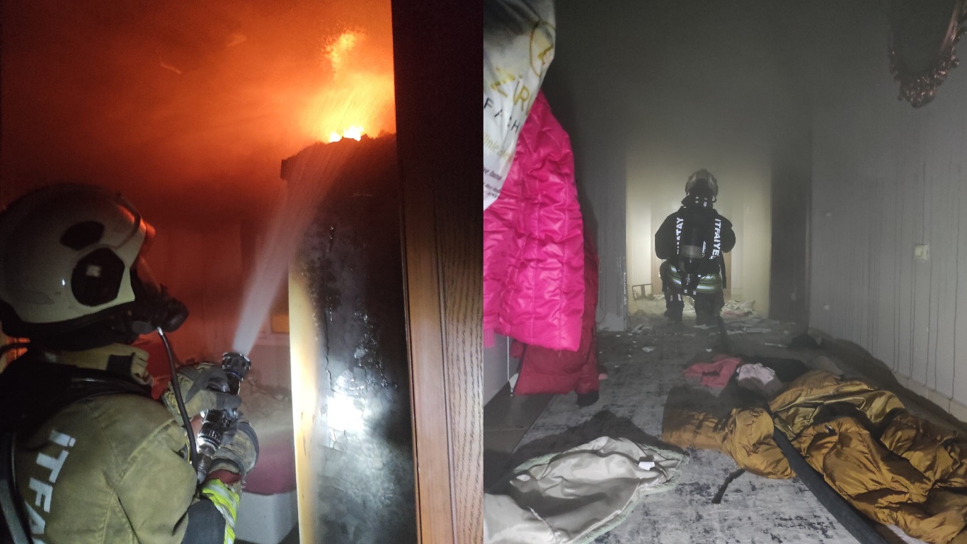 Arsuz’da Ev Yangını Korkuttu