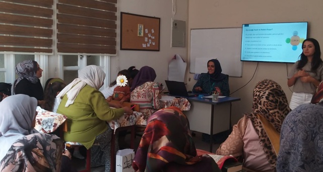 Belen’de SAHA eğitim çalışması