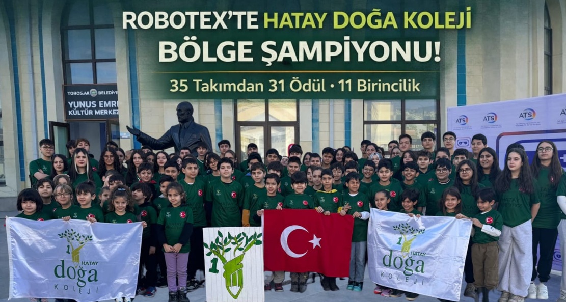 Hatay Doğa Koleji Robotex’te Zirveye Damga Vurdu