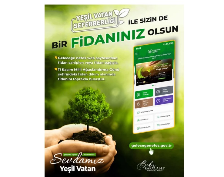 Hatay OBM’den Yeşil Vatan Seferberliği