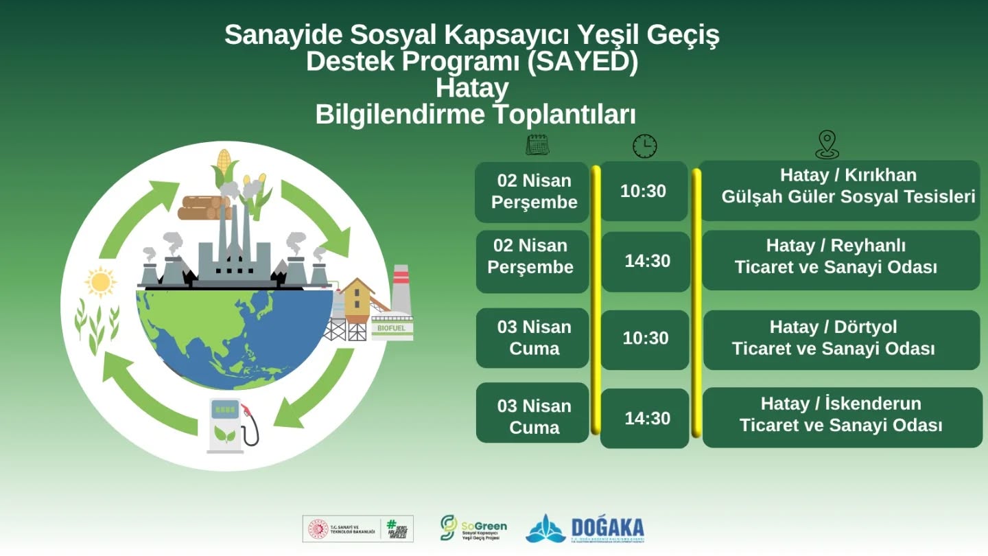 Hatay’da SAYED Bilgilendirme Toplantıları 