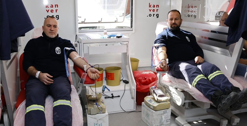 HBB Ve Kızılaydan Anlamlı Kan Bağışı Kampanyası haber fotoğrafı
