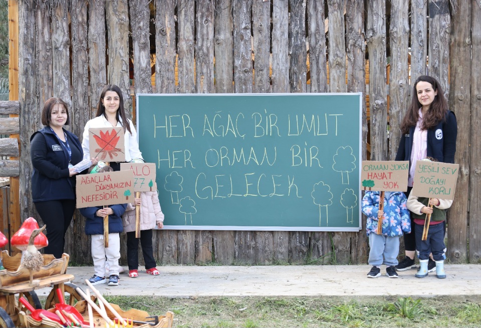 HBB’den Miniklere Ağaçlandırma Eğitimi
