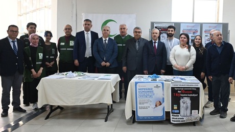 HMKÜ Hastanesinde 9 Şubat Dünya Sigarayı Bırakma Günü Kapsamında Stant Açıldı