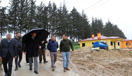Kaymakam Şahin'den Konut İnşaatlarına İnceleme