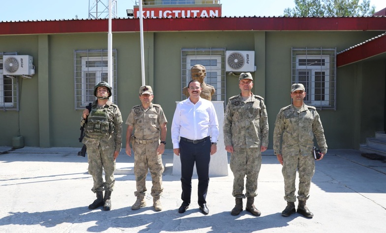 Kaymakam Şahin'den sınır güvenliğine yakın takip