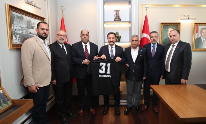 Masatlı Hatayspor yönetimini ağırladı