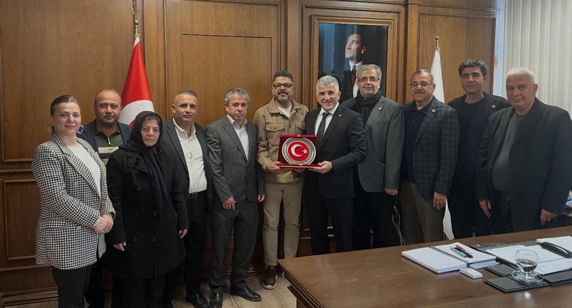 Muhtarlardan Bal’a nezaket ziyareti