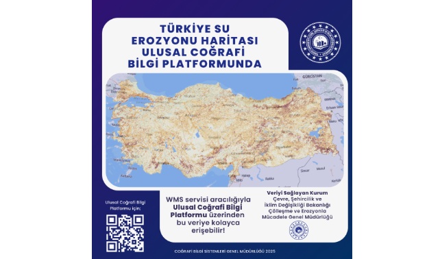 Türkiye’nin Dijital Haritaları Ulusal Coğrafi Bilgi Platformu’nda