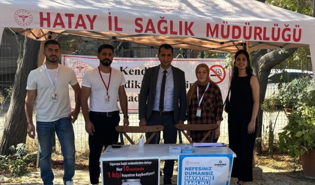 Tütünle mücadele için sahaya indiler